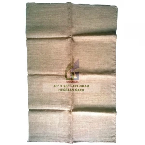 Hessian Bag Burlap Jute Sack Grade (MOT) New Natural Gram Screen Printing 40 X 26 Inch