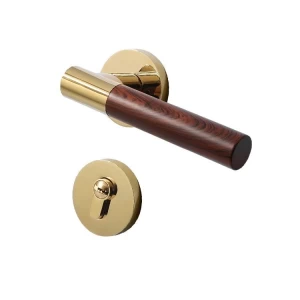 Bedroom Modern  Door Handles Locks Separate Lock Retro Door Handle With Key