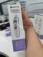 Berflow Contactless Digital Infrared Thermometer | CE & FDA Certified | Non-Contact Fever Detection | Fast 1-Second Rea
