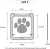 Import Pet Door Sliding Screen Dogs Door with Magnetic Flap & Automatic Lockable for cat from China