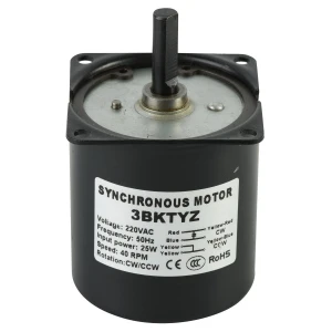 24-240V AC Synchronous Motor, AC Unversal Motor Speed Range From 1-100rpm for Grills