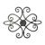 Import iron main gate designs wrought iron rosettes from China