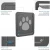 Import Pet Door Sliding Screen Dogs Door with Magnetic Flap & Automatic Lockable for cat from China