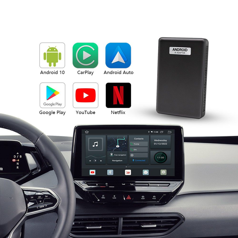 Buy Wireless Carplay Android Auto Ai Box Smart Multimedia Box Carplay ...