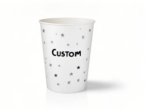 Paper Cup for Hot and Cold Drinks with Lids and Coffee Stirers, Coffee Paper Cups