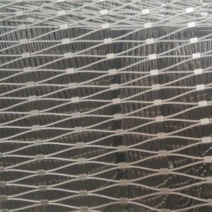 AISI 316 Stainless Steel Ferrule Wire Rope Mesh