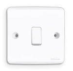 Bakelite White 1 Gang 1 Way Wall Switch