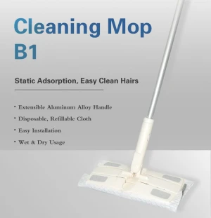 Premium Static Dry Mop For Hair Absorbing Cleaning