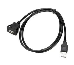 Waterproof Dashboard Usb2.0 Extension Lead For Car With Mounting Bracket 1m/2m length