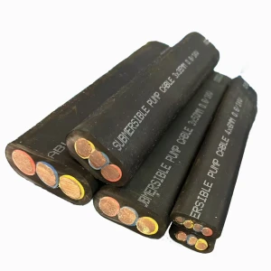 Flat Submersible Pump Cable 3*50 mm² CE Certificate
