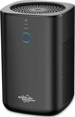 Air Purifier for Home Bedroom with H13 True HEPA Filter, Eliminate Allergies, Smoke, 99.97%, Black 2J8