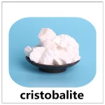 white translucent cristobalite silica suitable for the packaging of electronic products