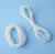 Import Factory flat elastic ear loop white spandex elastic ear loop from China