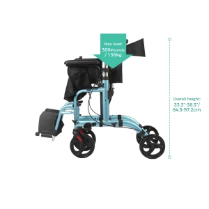 Rollator with Footrest NK-018