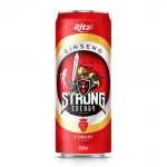 330ml canned Strong energy drink with strawberry flavor  from RITA beverage