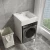 Import cabinet small household drum washing machine mate toilet hand washing basin combination from China
