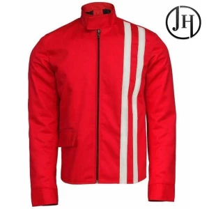 Speedway Red Cotton Jacket