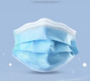 3 Ply Face Mask (Disposable and Blue) Wholesale