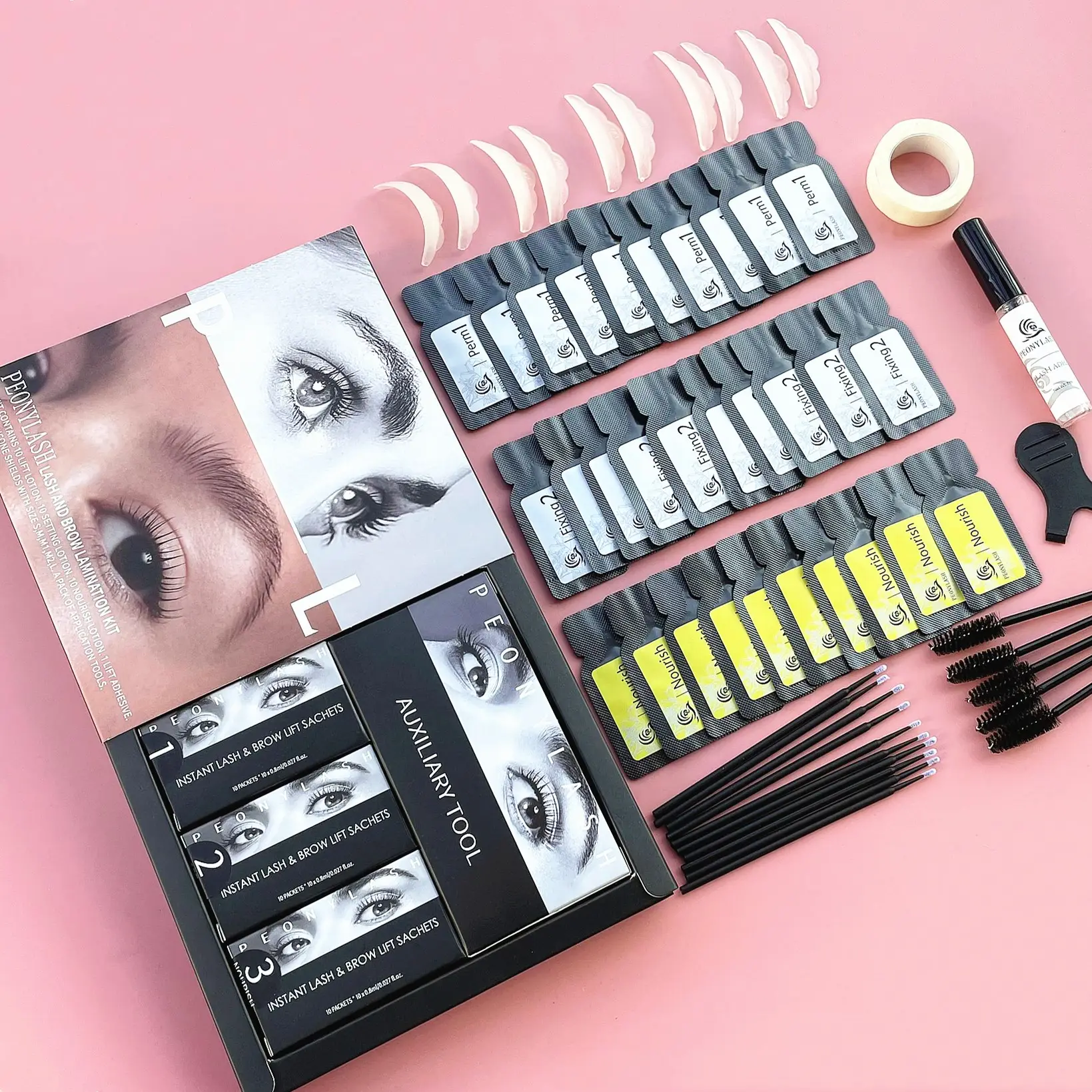 Buy Eyebrow Lamination Kits Complete Eyelash Perm Kit 5 Minutes Lash ...
