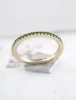 Chrome Diopside Band Ring | 18k Gold Plated Ring manufacturing | Gold Jewelry Manufacturing