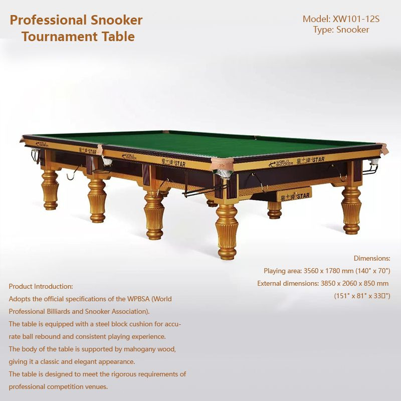 Buy Xing Pai S101 Professional Snooker Table from Zhixin Billiards ...