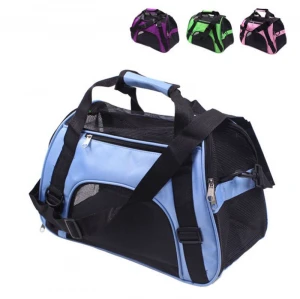 Nylon breathable portable cat bag pet carrier dogs and cats carrier bag for pet travel bag pet shoulder bag