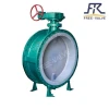 Flange type PTFE lined butterfly valve FRD341F4