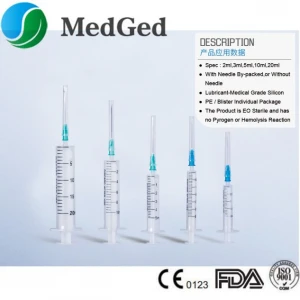 Disposbale Syringe with Needle 1ml 2ml 3ml 5ml
