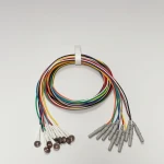 LHY Series Ag/AgCl EEG Cup Electrodes 10-Color Set 1.5mm DIN Reusable