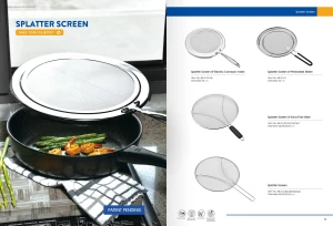 Premium Stainless Steel Splatter Screen for Frying Pans