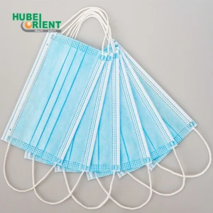 510(k) Three Layers Blue Disposable Medical Surgical Face Mask