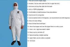 Protective Suits, Clothing