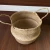 Import Handwoven Vintage Fashion Seagrass Belly Basket Portable Zip Closure Cotton Lining Two Straps Beautifully Flowers Lette from Vietnam