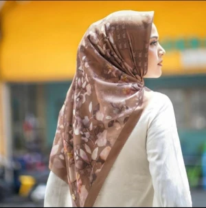 Printed Hijab Premium  Quality Voile Fabric