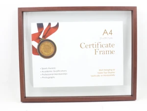 Black Cetificate Frame made by wood for office display149-215481