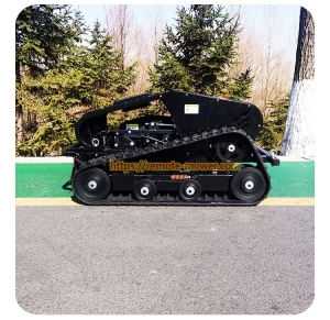 Weed Cutting Machine All Terrain Slope Grass with remote controlled brush cutter