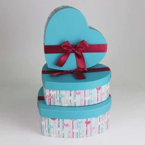 Custom Heart Shape Gift Box with Own Logo