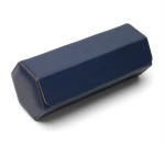 Hexagonal High-quality Saffiano Leather Watch Case With Distinctive Features Customizable Colors Watch Roll Display