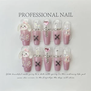 Luxury Handmade press on nails artifical nails pure