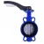 Import cast iron body ss316 disc ss410 shaft epdm seal wafer type butterfly valve from China