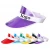 Import Classic Multicolor PVC Plastic UV Protection Hat Visor Sun Cap from China