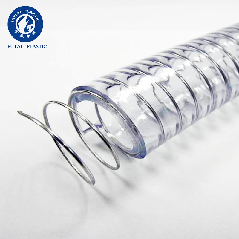 1 inch High Pressure transparent steel wire suction water hose