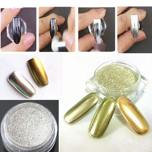 1 Pc DIY Shinning Chrome Mirror Nail Powder 6 Colors Metal Nail Art Tip Decoration Pigment Glitters Dust