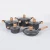 Import 10 piece die-cast aluminum induction marble coating cookware sets from China