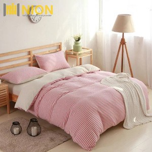 100 Cotton Eco-Friendly Knit Bed Linen for Home Naked Sleep