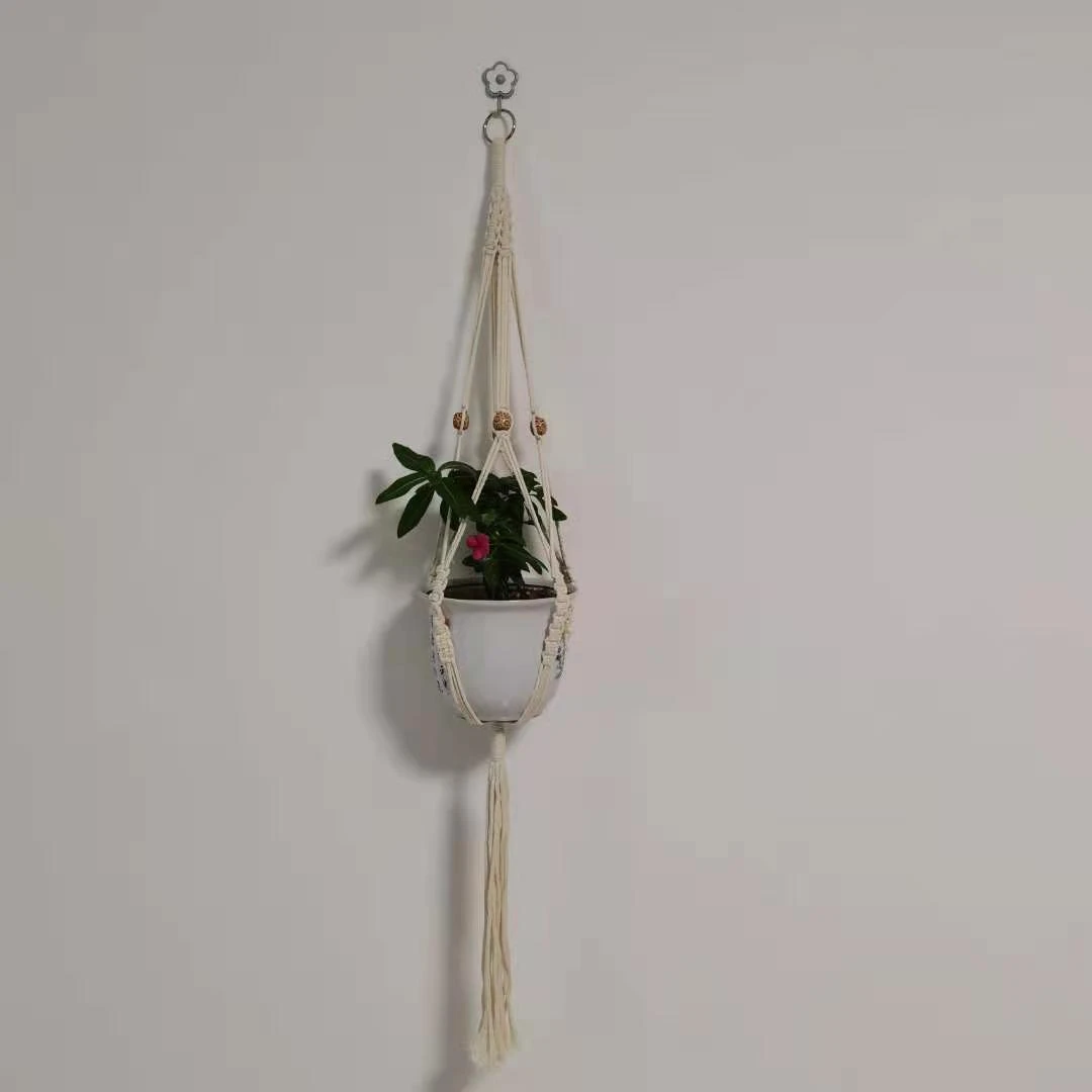 100% cotton Factory tiny macrame plant flower hanger
