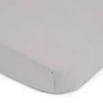 100% Cotton pure color baby grey cotton bassinet sheet set