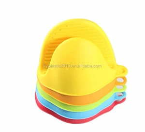 100% Food Grade Silicone Mini Oven Mitts and Pot Holder