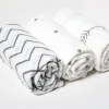 100% Organic Cotton Muslin Wrap swaddle Blanket 47x47" Baby Muslin Swaddle