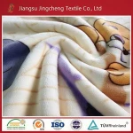 100% polyester super soft flat screen printing micro flannel fleece blanket for baby, children blanket